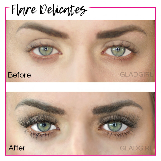 Flare Lash Delicates 20D Individual Lashes Eyelashes