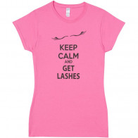 Glad Lash "Keep Calm and Get Lashes" T-Shirt