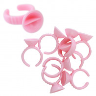 Glue Rings Pink - 25 Rings per Quantity