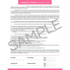 Eyebrow Extension Consent Form - 25 per quantity