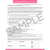 Eyelash Extension Consent Form - 25 per quantity