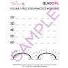 Volume Application Practice Worksheet - 25 per quantity